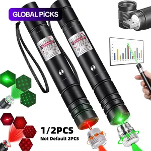 USB Rechargeable Multi-Function Portable Laser Pointer, Detachable Star Cap, Ideal for Professional Presentations, Astronomy, Outdoor Adventures, Construction, Pet Play #GLOBAL PICKS