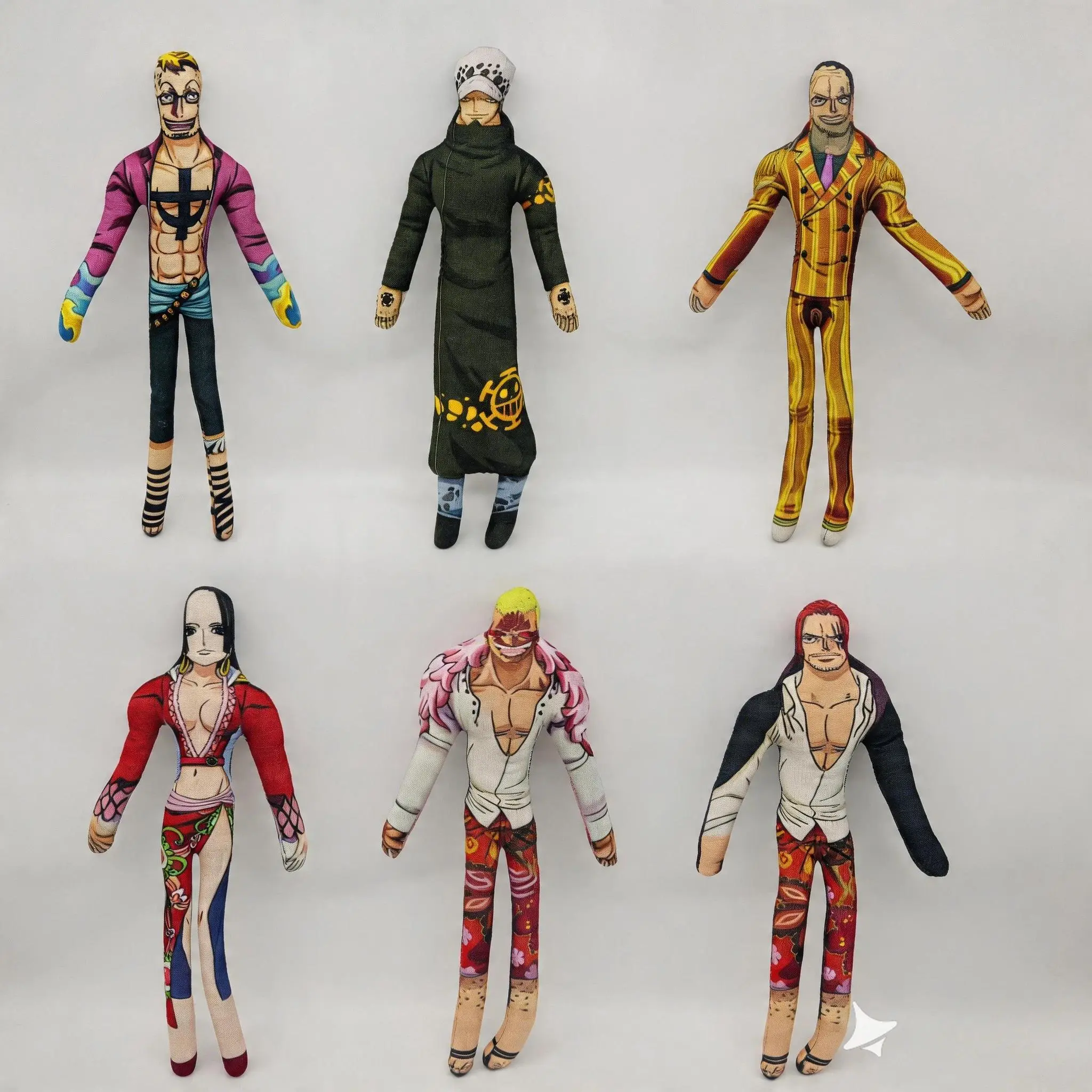 Shanks Edward Newgate Marco Stuffed Doll Twistable  Wire Skeleton Movable Limbs Plush Mouse No White Edge