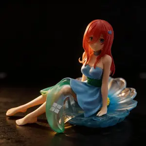 Gotoubun no Hanayome Miku Nakano (Lotus Version) 12cm Anime Figure Model High Quality Detailed Craftsmanship