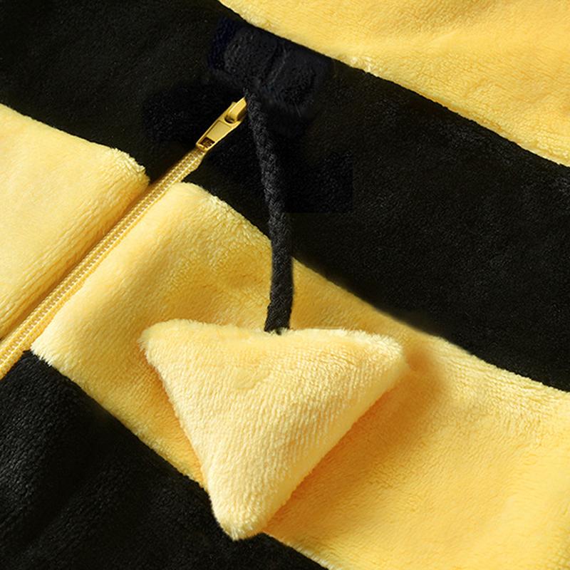 Infant Baby Girl Boy Animal Cosplay Costume Cartoon Ladybug/Bee Hooded Long Sleeve Halloween Fall Winter Clothes 0-24 Months