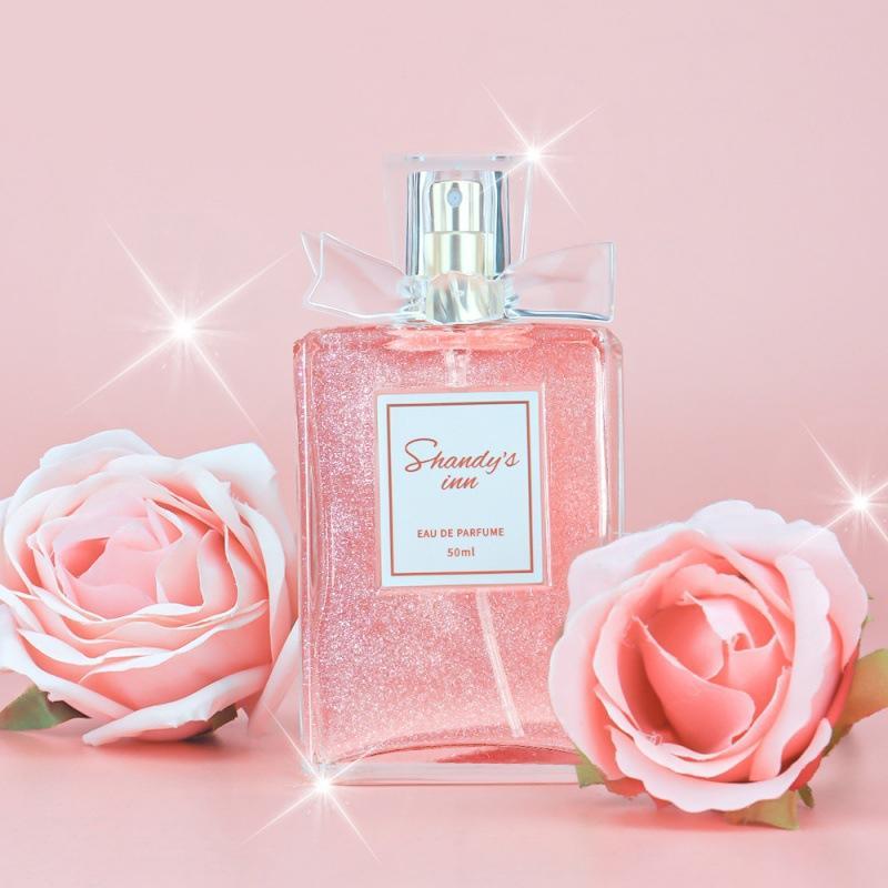 50ML Women's Perfume, Long-lasting Fresh Rose Scent, Long Shelf Life Elegant Gift for Women, Trendy Party and Daily Use Fragrance, Floral Scents Perfume