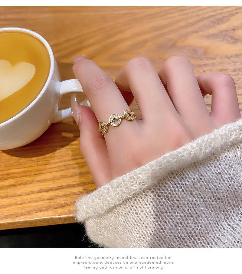 2026 New Arrival Vintage Coin Inspired Ring, Elegant Open Adjustable Ring for Women, Minimalist High-End Fashion Hand Jewelry for Daily & Party Wear toe Retro Goku Black cover