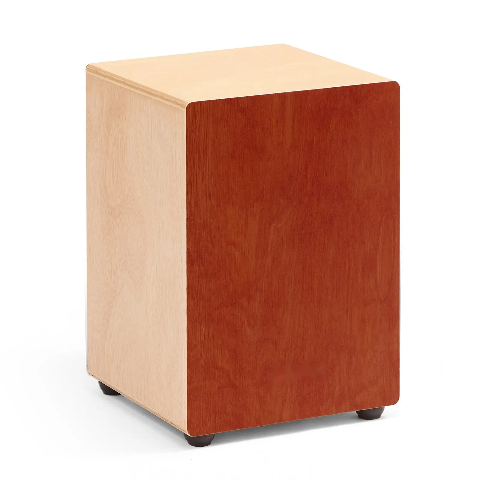 Quality Cajon Box Drum, Wooden Percussion Instrument Crafted From Birch Wood, Handcrafted Rhythm Box For Acoustic Music, Studio Practice, Performance, Classic Birch Finish, Durable Construction For Rich Percussive Tones