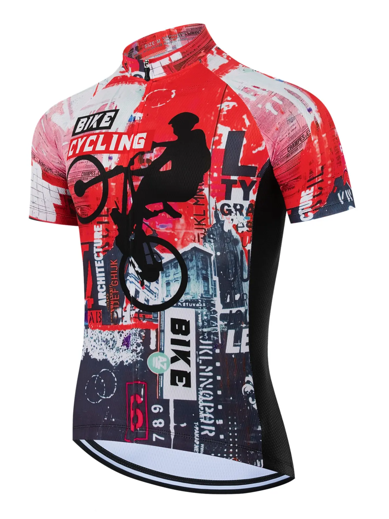 Men's Classic Cycling Jersey, Short Sleeve Bike Shirt, Summer Bicycle Clothing, Cycling Sports Wear, Comfortable and Stylish Cycling Top for Men