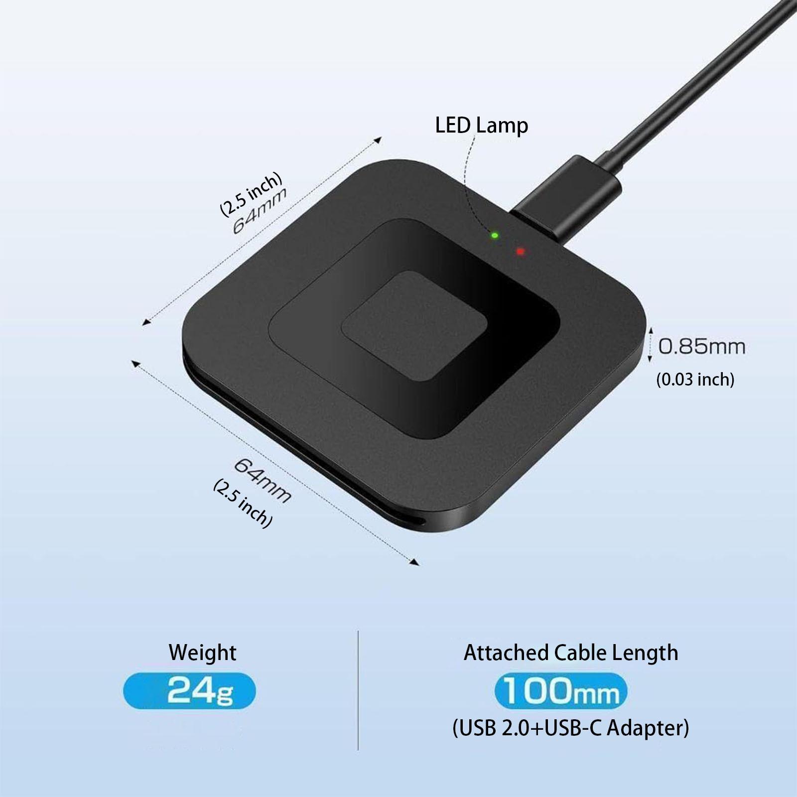 X05 Square Smart Card Reader USB 2.0 ATMC AC DNI IC Bank Card Tax Reporting - E-commerce SEO Optimized Title
