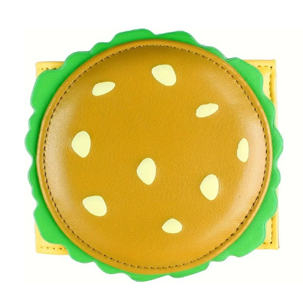 Hamburger Shape Women's Cute Wallet, Cheese Burger Design, Unique Gift, Elegant Party Wallet, Fashionable Accessory for Ladies