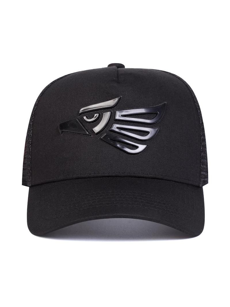 Mexico Eagle Design Baseball Cap Snapback Trucker Hat, Casual Outdoor Sports Hat for Men & Women, Adjustable Sun Protection Cap for Daily Wear