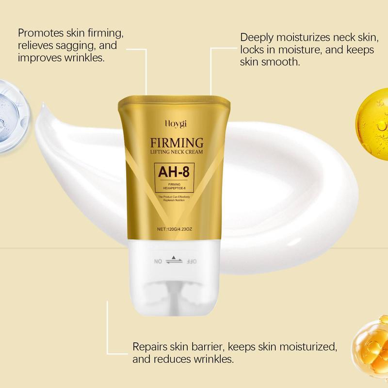 Night Firming Neck Cream, Deep Moisturizing & Easy Absorbing Neck Cream, Hydrating Neck Lifting Cream, Moisture Neck Care Product for Women & Men, Cosmetic, Skincare Moisturizer