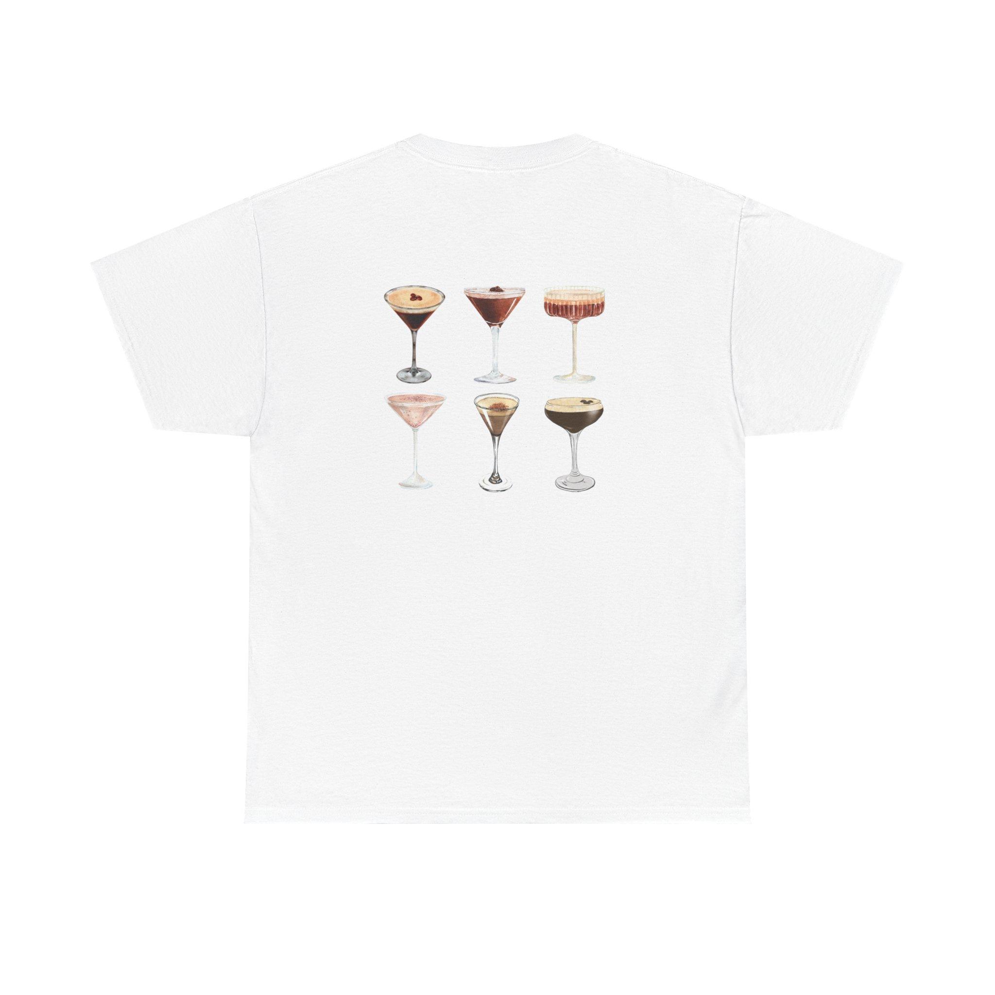 Espresso Martini Graphic Tee, Trendy Summer Cocktail Shirt, Summer Vibes Casual Short Sleeve