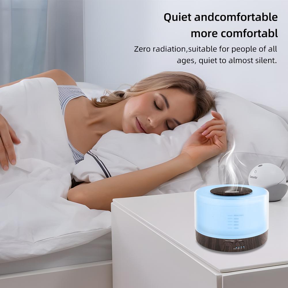 Complete Aromatherapy Set: Large Air Humidifier & Diffuser with Timer, 7-Color Mood Lights & 6 Premium Fragrance Oils Included Complete Aromatherapy Set: Large Air Humidifier & Diffuser with Timer, 7-Color Mood Lights & 6 Premium Fragrance Oils Included