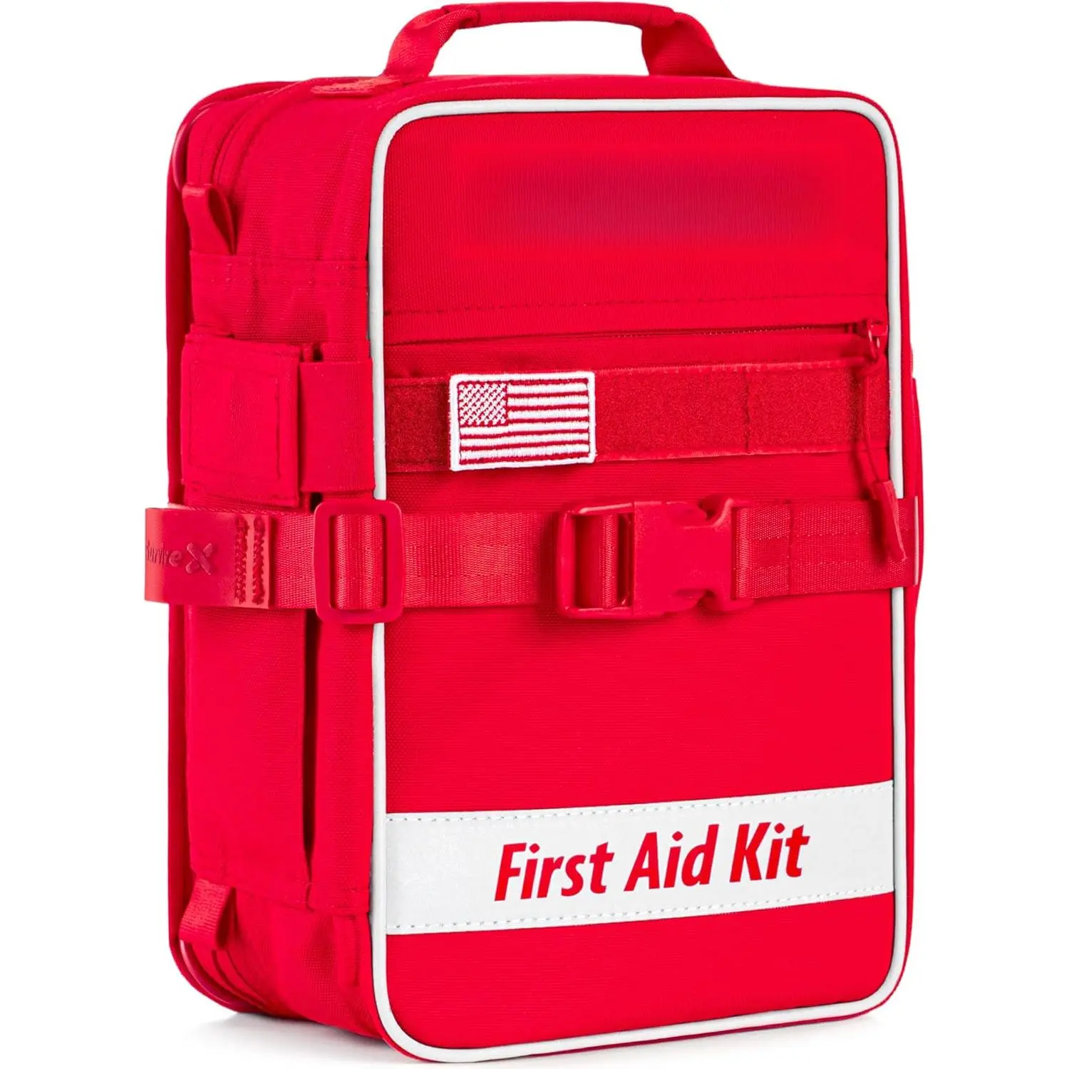 Large First Aid Kit for Home, Car - Emergency Kit with Zip Stitches Wound Closure Strips for Baby & Maternity Outdoor Activities