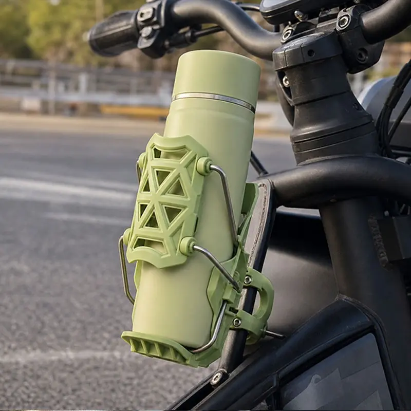 Adjustable Water Bottle Holder, No Drilling Design, Universal Drinking Stand, Fits Motorcycles, Electric Bikes, Bicycles, Adaptive Cup Rack, Bike Bottle Cage