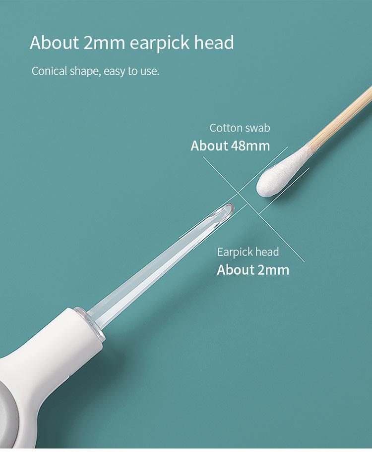 FaSoLa Visual Ear Cleaner for Children, Special Illuminated Soft Tip, Ear Cleaning Tool for Adults, Baby Ear Cleaner with Light