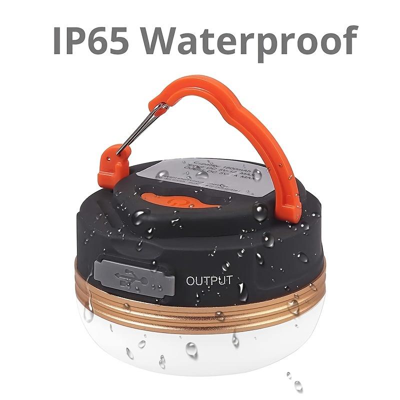 Portable Outdoor Waterproof 4 Mode Hanging Camping Light, USB Rechargeable LED Emergency Light, Portable Flashlights