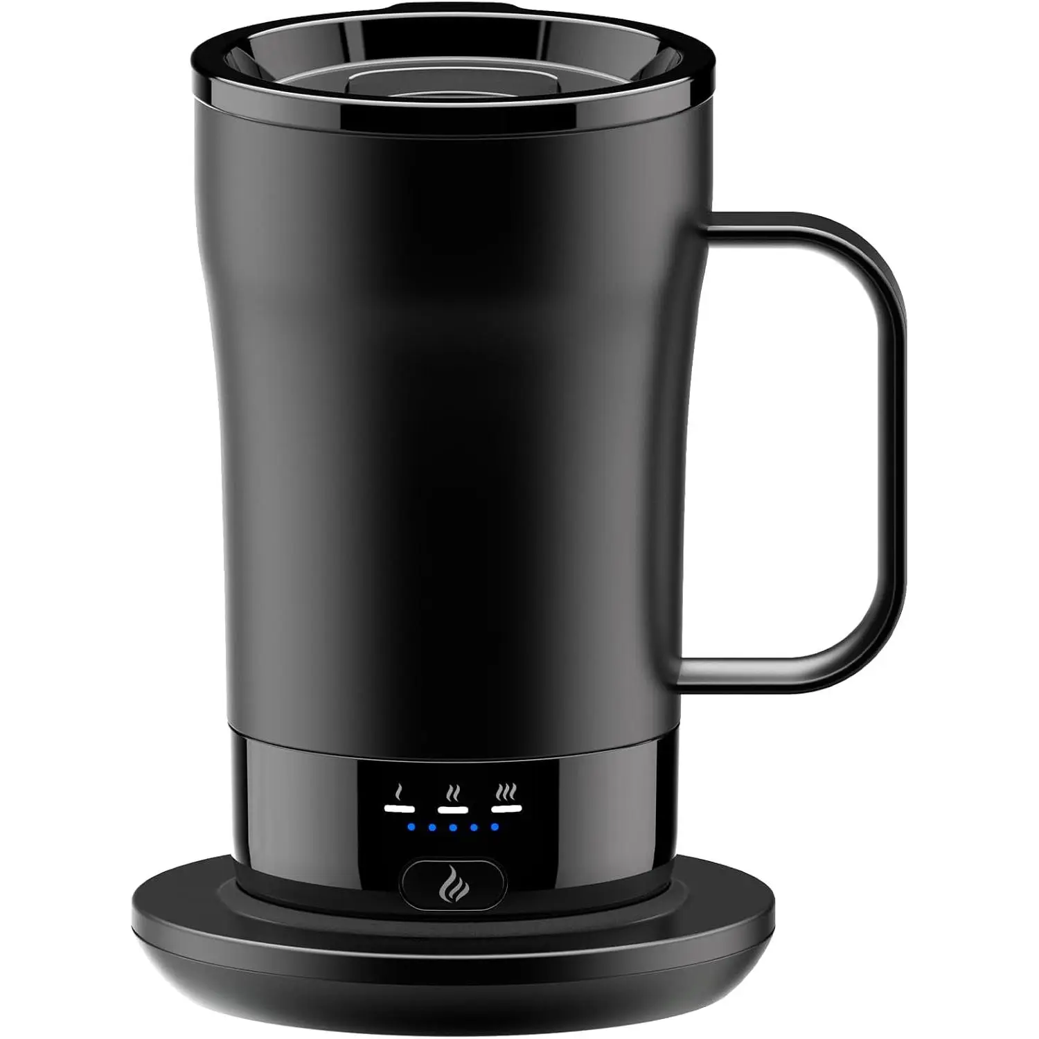 14oz Rechargeable Self-Heating Coffee Mug, Temperature Control Smart Heated Cup Keeps Drinks Hot, Great Gift for Women & Slow Sippers