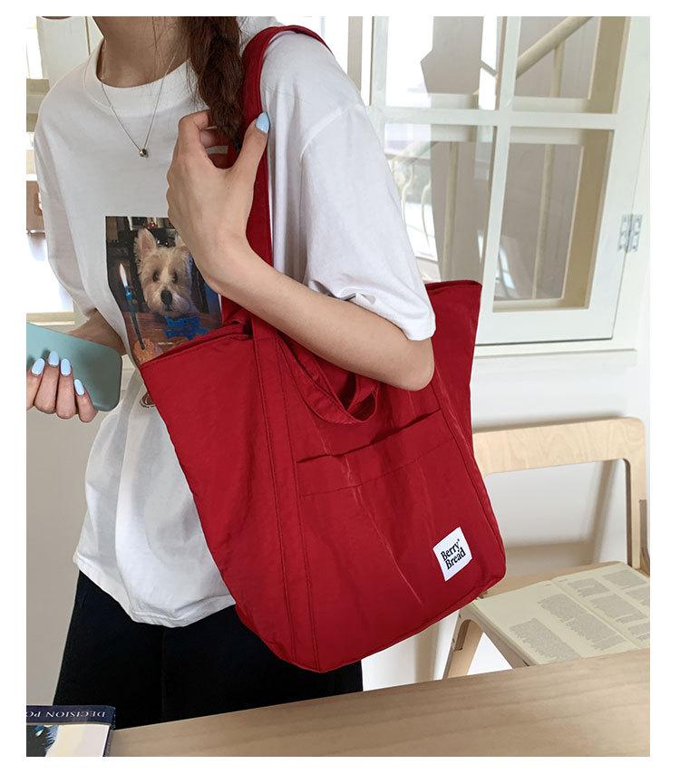 Textured Fashionable Tote Bag Casual and Lightweight Handle Bag Perfect for Shopping and Versatile Across The Shoulder Bag