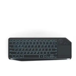 Multifunctional Ultra-Thin Keyboard With Touchpad, Bluetooth-compatible Dual Mode 2.4g Wireless LED Backlit Keyboard, Precision Touchpad, for Smart TV, PC, Tablet