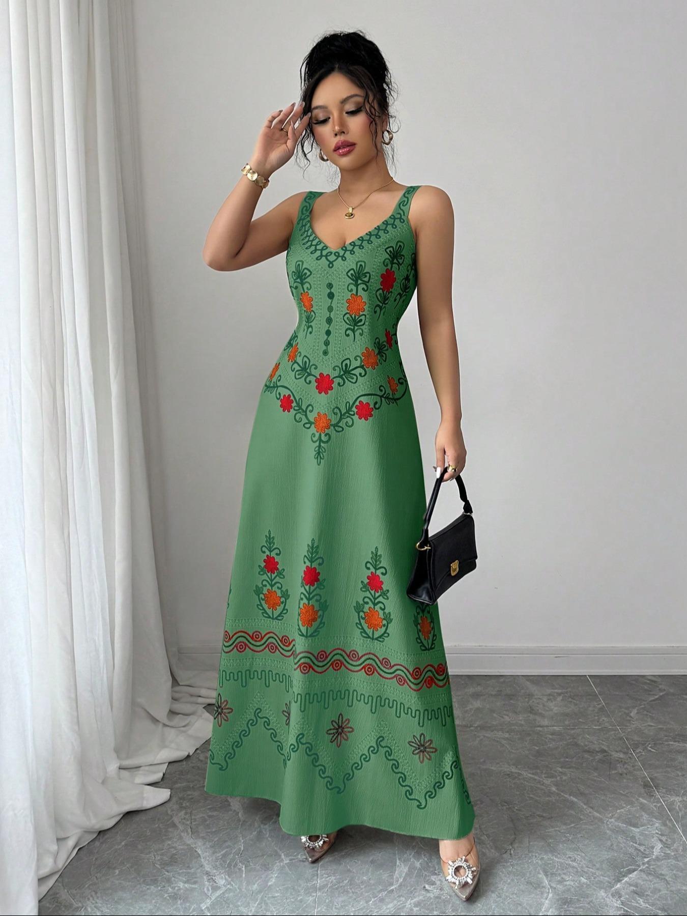 knee length dresses for ladies Rihoas Navy Blue Satin Maxi Dress Spaghetti Strap Slip Dress for Prom Evening, Wedding Guest, Navy / M