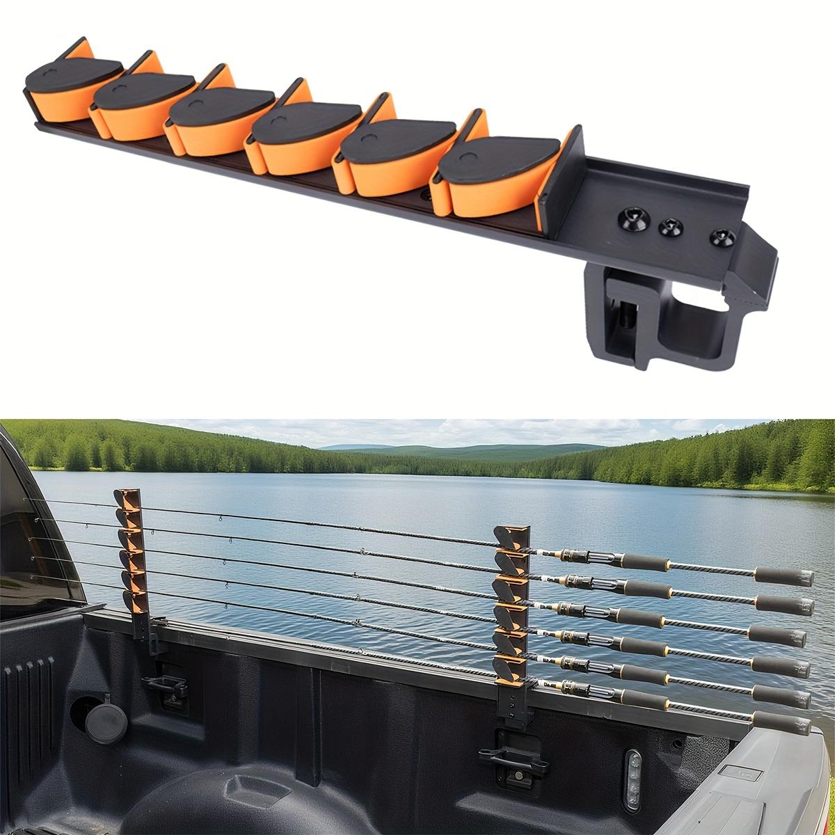 Fishing Rod Holder, Fishing Gear for Boat & Pickup Truck Tailgate Bed, 6- Pole Capacity with EVA Foam Protection, Aluminum Clamp-On Design for Truck Bed fathersdaygift fathersdaygift - TikTok Shop Fishing Rod Holder, Fishing Gear for Boat & Pickup Truck Tailgate Bed, 6- Pole Capacity with EVA Foam Protection, Aluminum Clamp-On Design for Truck Bed fathersdaygift fathersdaygift - TikTok Shop