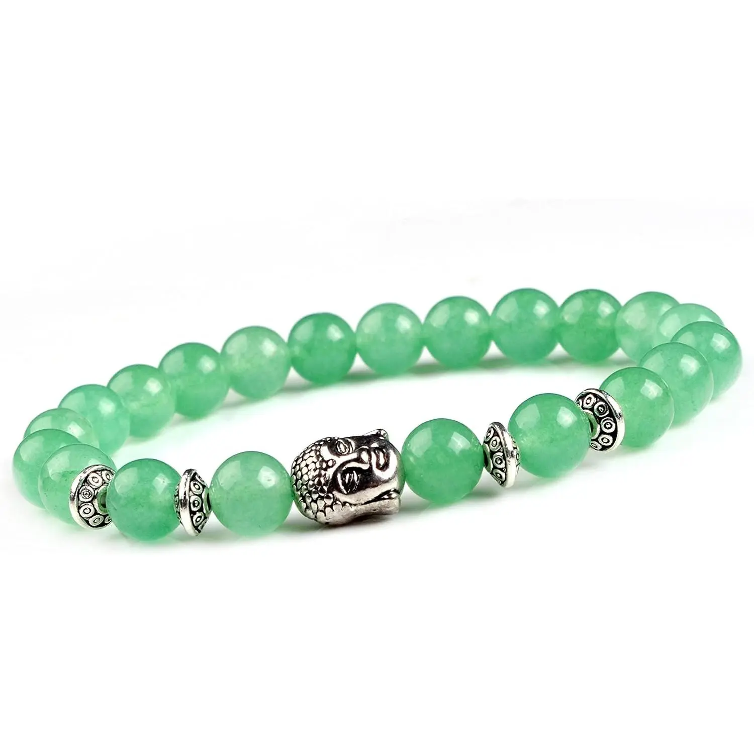 Buddha 8mm Beaded Bracelet for Women Men  Chakra Bracelet