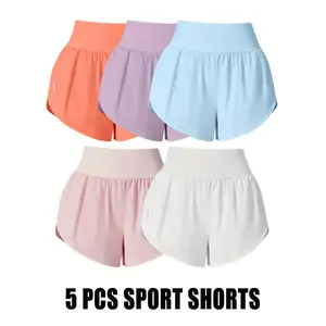 Women'S Casual Athletic Shorts 5-Pack