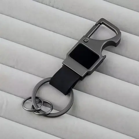 Multifunctional Heavy Duty Bottle Opener for Outdoor Car Home, Carabiner Car Key Chains for Men and Women, Creative Pendant for Holiday Gift, Multi Purpose Keychain