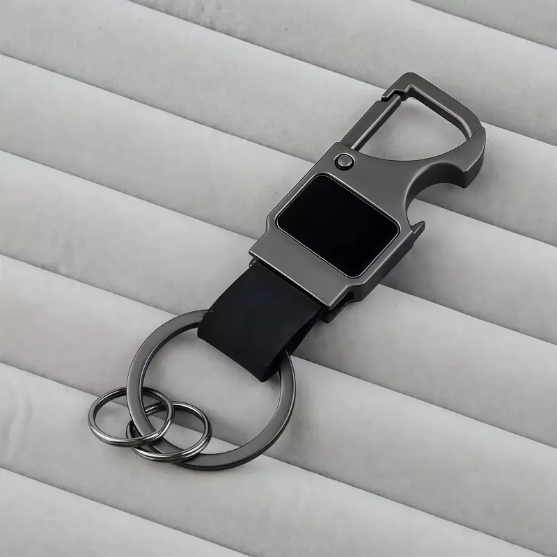 Multifunctional Heavy Duty Bottle Opener for Outdoor Car Home, Carabiner Car Key Chains for Men and Women, Creative Pendant for Holiday Gift, Multi Purpose Keychain
