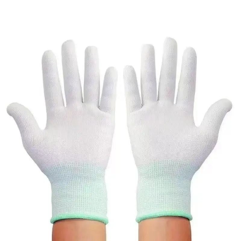 Unisex Household Cleaning Gloves - 22pcs (11 Pairs) White, Ultra-Thin, Soft, Breathable, Elastic, Durable, Comfortable Perfect Fit for Easy Handling & Excellent Grip, Multi-Purpose for Kitchen, Indoor/Outdoor Use