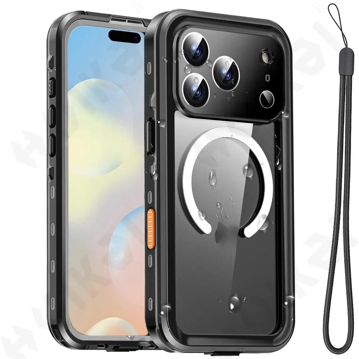 IP68 Waterproof Magnetic Casing for iPhone 17,16e,16,15,14,13 Air Pro Max - Full Body Protective, Dustproof Smartphone,Cellphone,Handheld Devices Case, Accessories