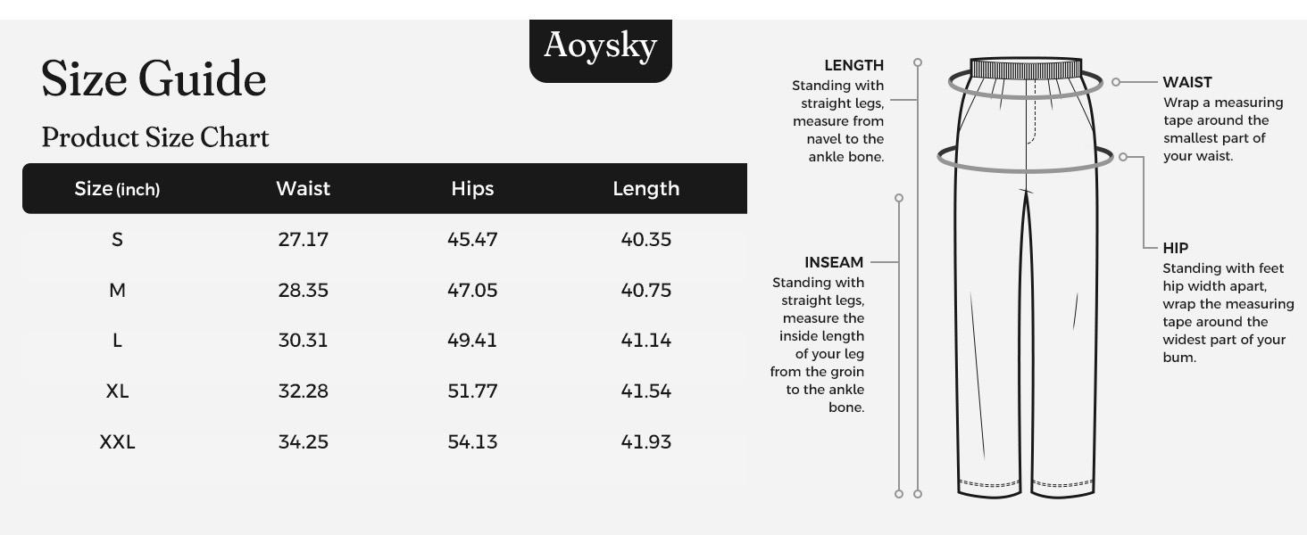 Aoysky Womens Baggy Barrel Wide Leg Pants Casual Drawstring Elastic Waist Contrast Stitch Workout Sweat Pants with Pockets