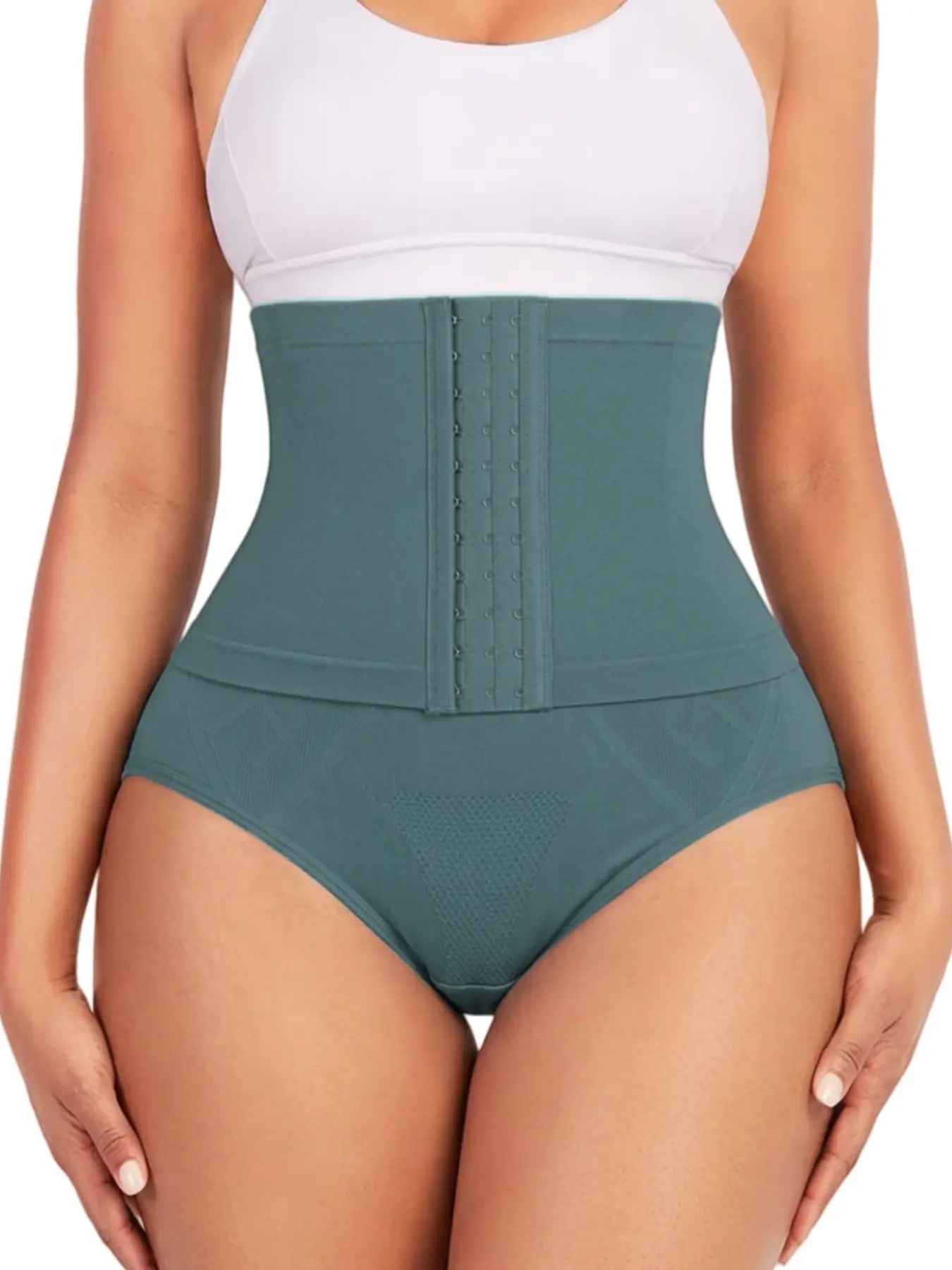 Women's High-Waisted Dual Compression Shapewear Shorts, Tummy Control Butt Lifting Shaper, Basic Adjustable Everyday Shapewear, Women's Shapewear Bottoms for Daily Wear, Casual Tummy Tuck Garment