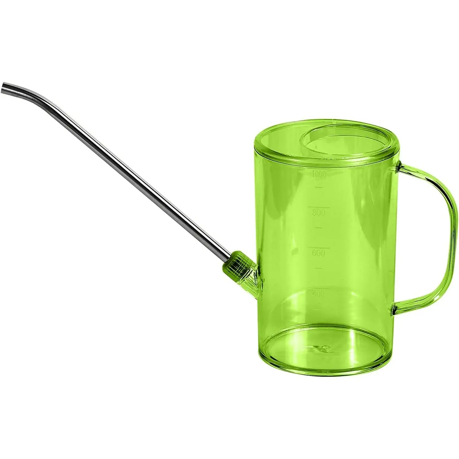 Plastic Watering Can - Small with Long Spout - 1/4 Gallon - 32 Oz - Green