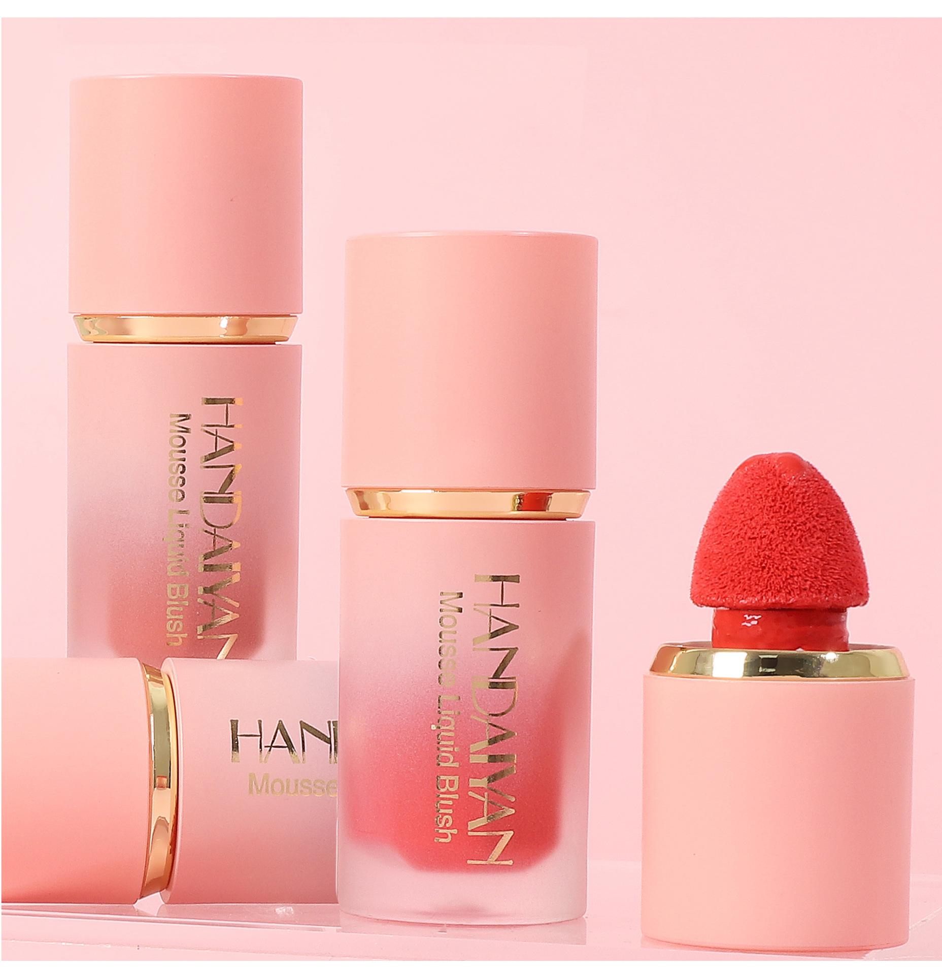 HANDAIYAN Liquid Blush — Matte Finish,Sculpts facial features, defines contours, and brightens the complexion to create a radiant look — Sweet Pink