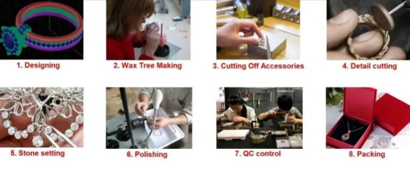 JH Perfect Jewelry Moissanite Diamond Iced Out Chain 925 Sliver Hip Hop Rapper Cuban Link Necklace