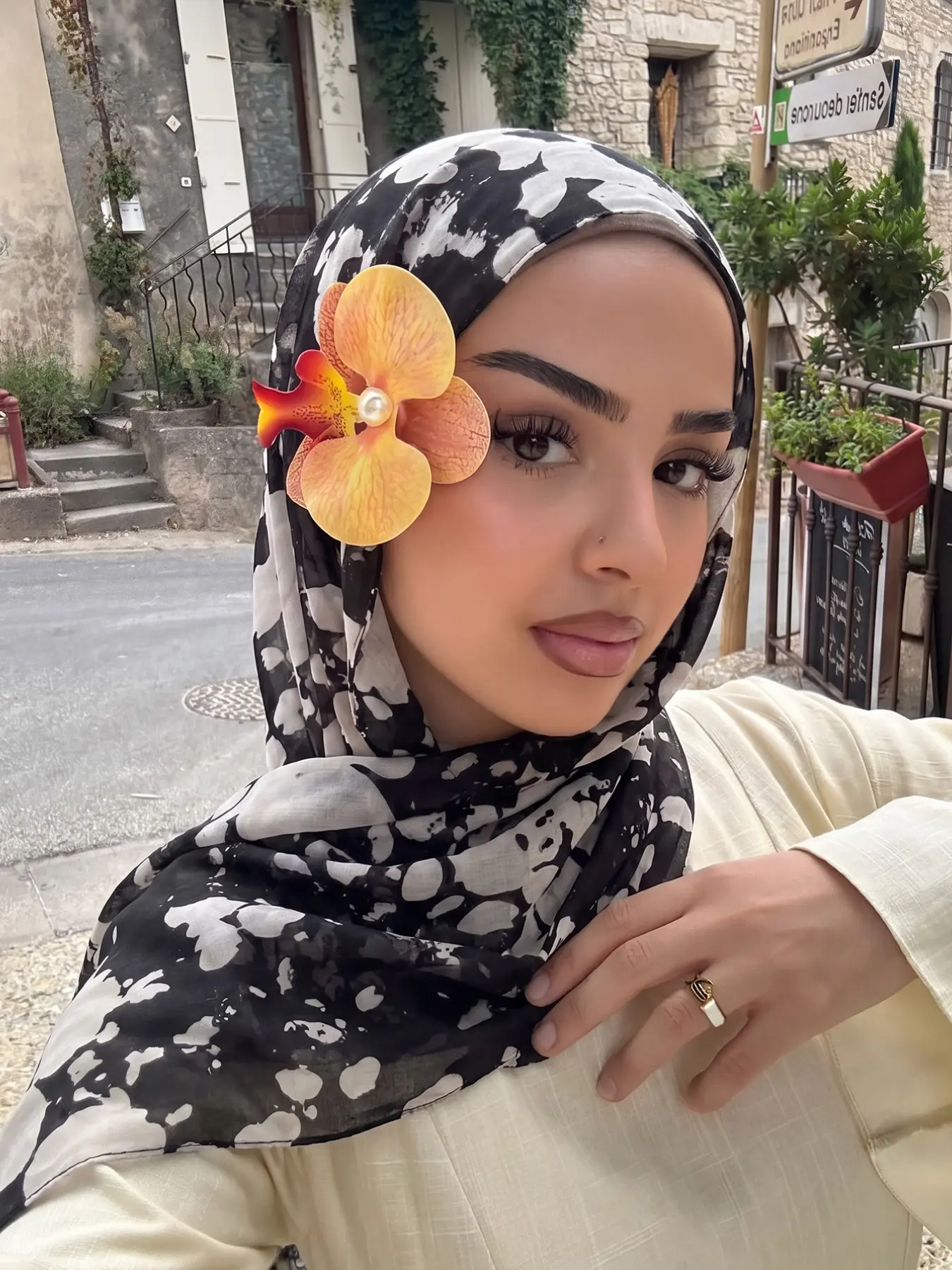 Bohemian Style Leopard Print Polyester Women's Hijab Scarf for Muslim, Summer Lightweight Breathable Sweat-Wicking Sun Protection Headwrap, Fashionable Casual Elegant Shawl