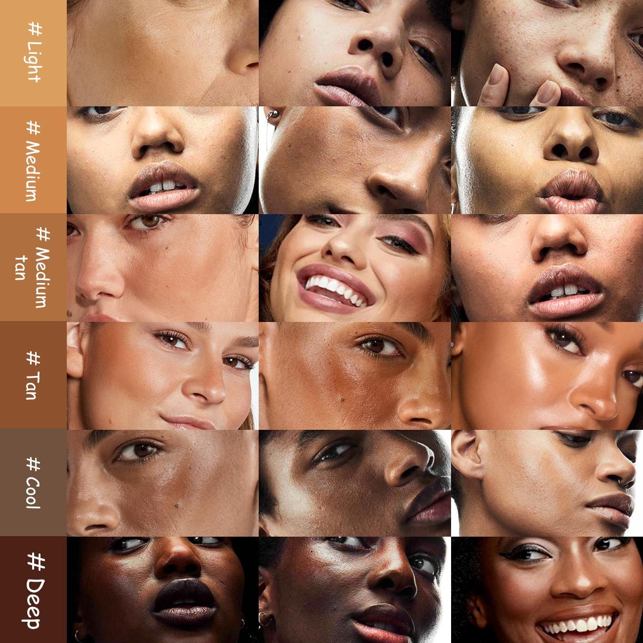 Long Lasting Silky Cream Foundation, 1 Box Full Coverage Flawless Makeup Cream, Moisturizing Waterproof Balm Foundation, Makeup Product for Women & Girls