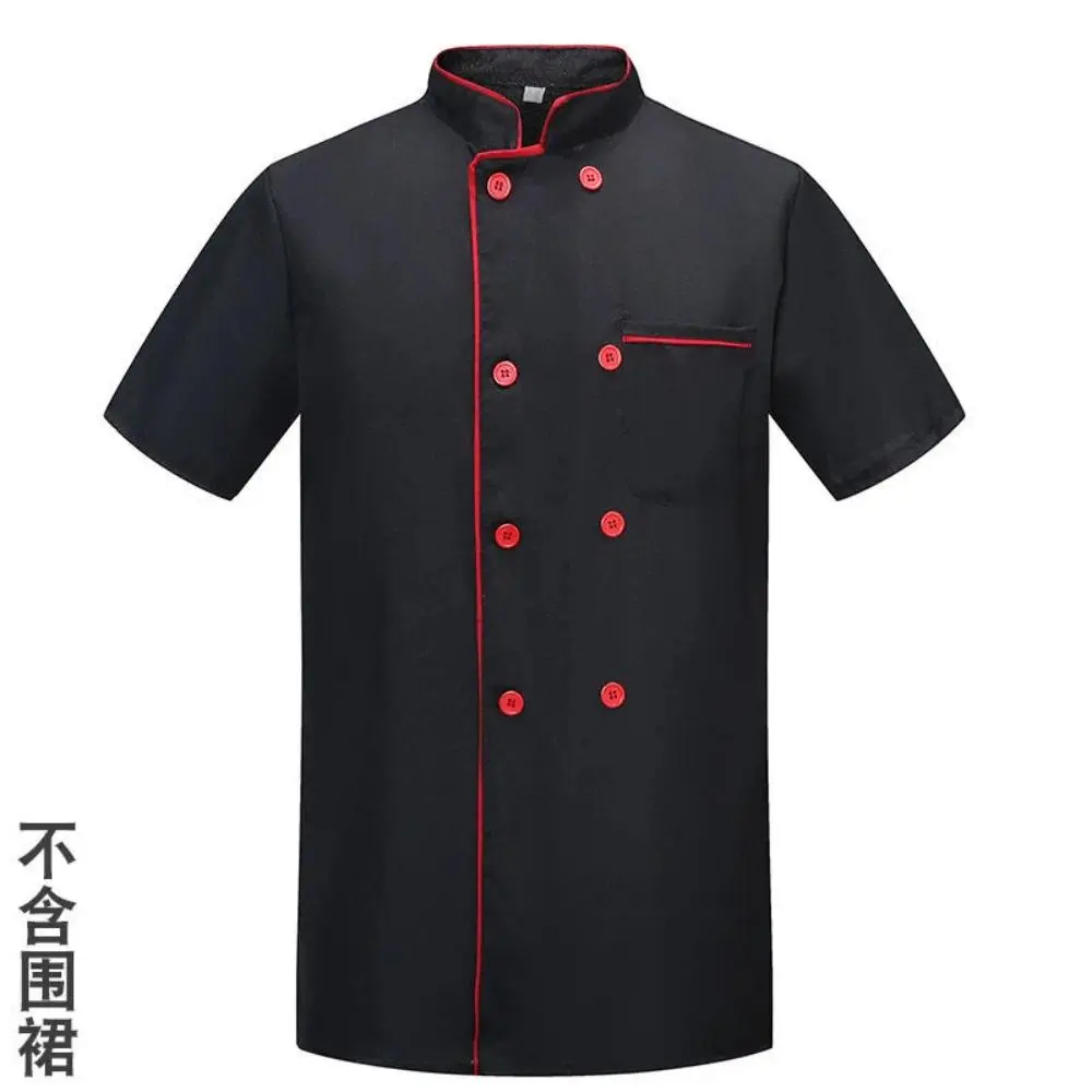 Lightweight Short Long Sleeve Chef Uniform Breathable Summer Workwear for Men Women Hotel Restaurant Kitchen Bakeshop
