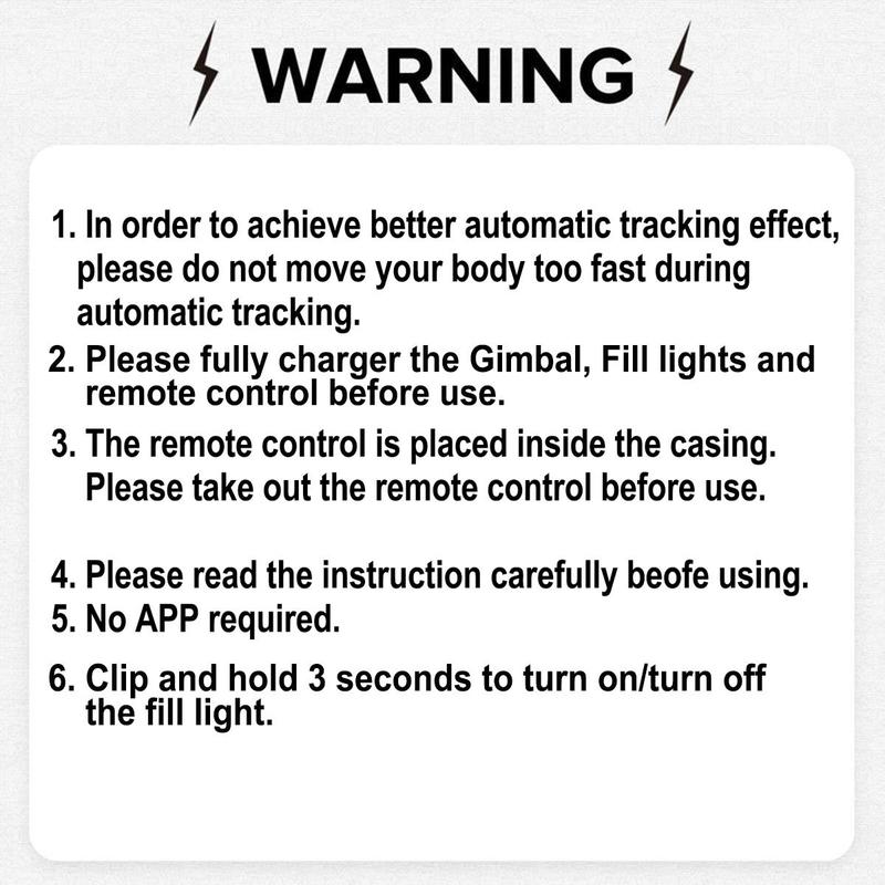 360-degree Rotatable Selfie Stick, Selfie Stand, Smart Face Tracking Phone Gimbal Stabilizer with 2 Rechargeable Fill Lights, Phone Accessories for Video Recording