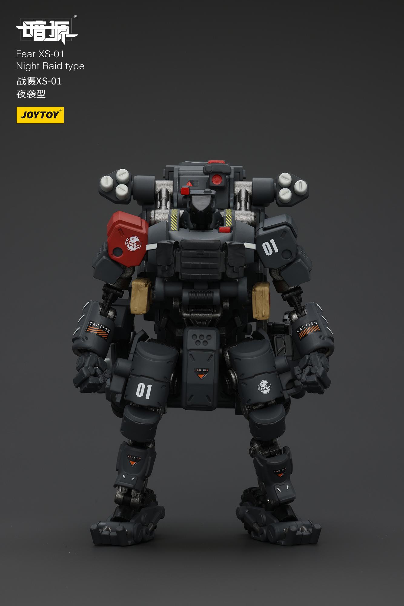 JOYTOY 1/25 Action Figures Mech 13.6cm Fear XS-01 Night Raid type