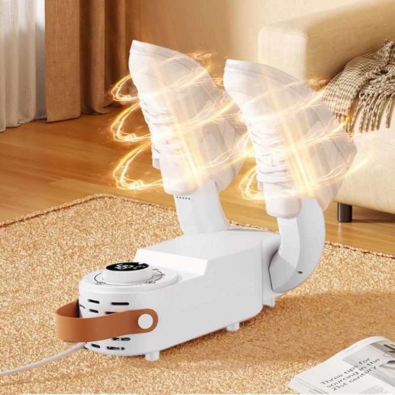 Foldable UV Shoe Dryer, Fast Hot Drying, Smart Temperature Control, Automatic Timer, Portable Home Deodorizer, Holiday Gift Idea