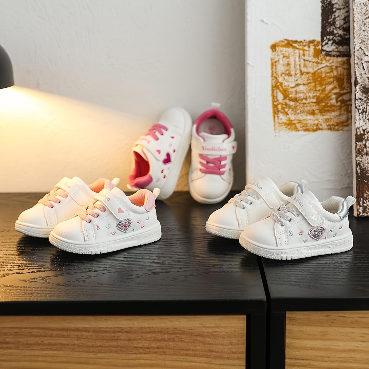 Breathable and Comfortable Soft-soled Toddler Shoes, Suitable Boys and Girls as First Walker Shoes, Anti-kick Toddler Shoes with Hook-and-loop Fasteners, Children Aged 1-3. -soled Baby Shoes, Toddler Girls' Shoes, Boys' Shoes