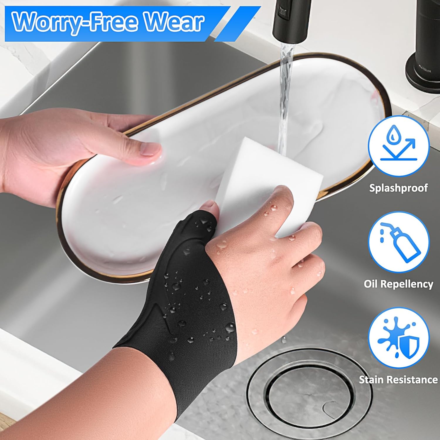 Thumb Wrist Brace Copper Compression Stabilizer Thumb Support Spica Splint for Carpal Tunnel, Arthritis, Tendonitis and TFCC Pain Relief - Women & Men - Fits Left or Right Hand - Breathable, Soft and Thumb Wrist Brace Copper Compression Stabilizer Thumb Support Spica Splint for Carpal Tunnel, Arthritis, Tendonitis and TFCC Pain Relief - Women & Men - Fits Left or Right Hand - Breathable, Soft and