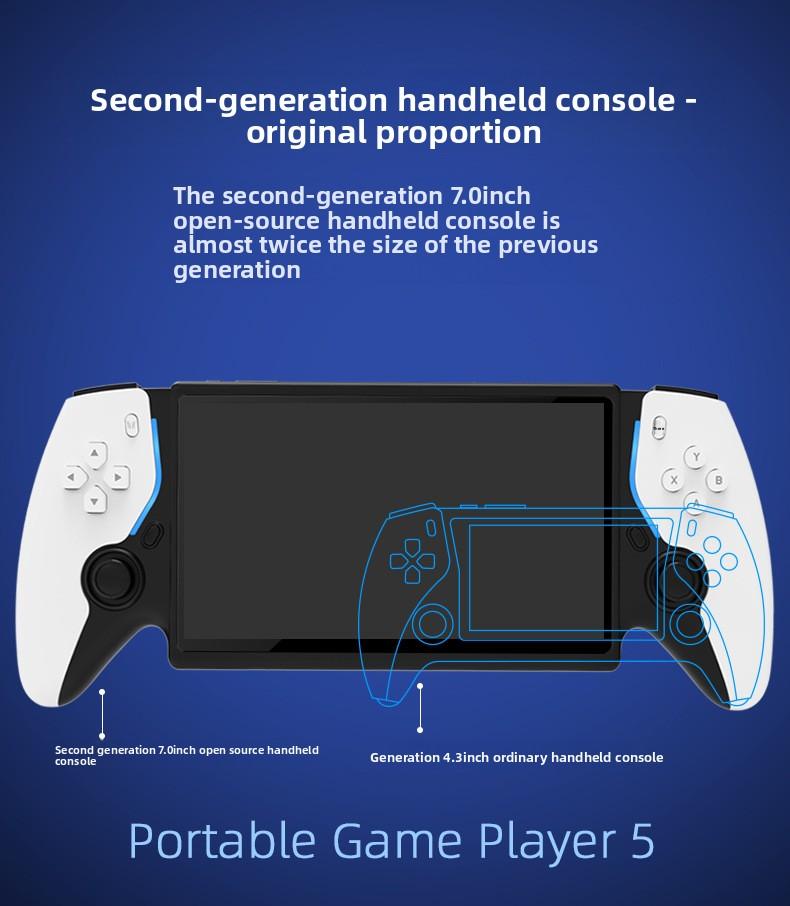 Portable open-source game console with HD arcade support for two-player battles and dual controllers