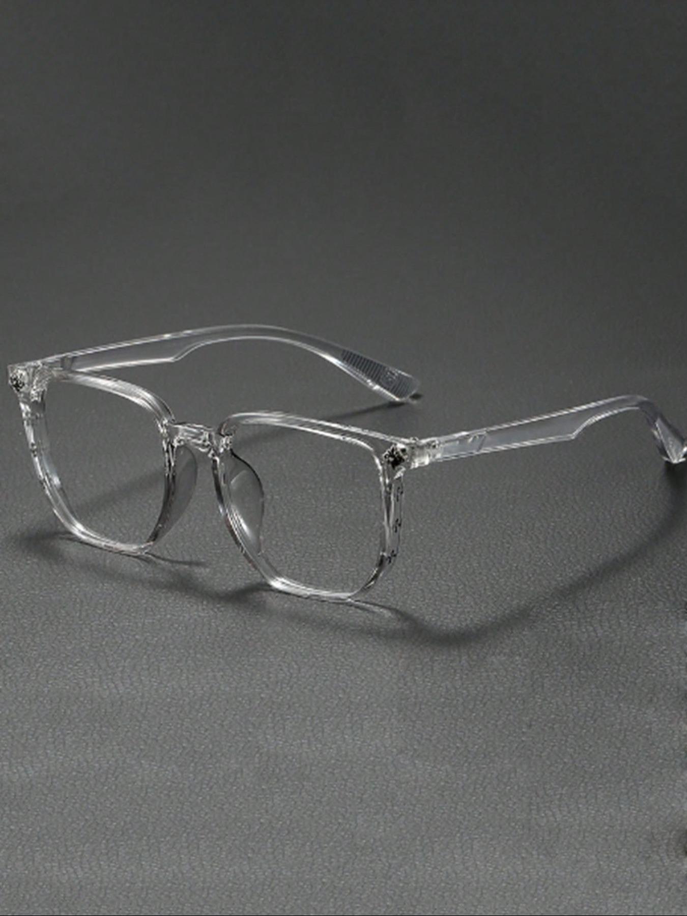 Unisex Vintage Style Eyeglasses, Trendy Casual Full Rim Eyeglasses for Everyday Use, Fashion Accessories for Outdoor Activities