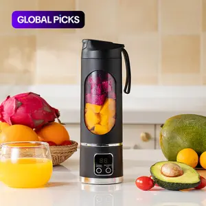 USB Rechargeable Portable Smoothies Blender & Juicer, Fruit & Vegetable Juicer, Household Kitchen Appliances for Home Outdoor Use, Ice Maker Machine, Blender For Shakes, USB Rechargeable Blenders