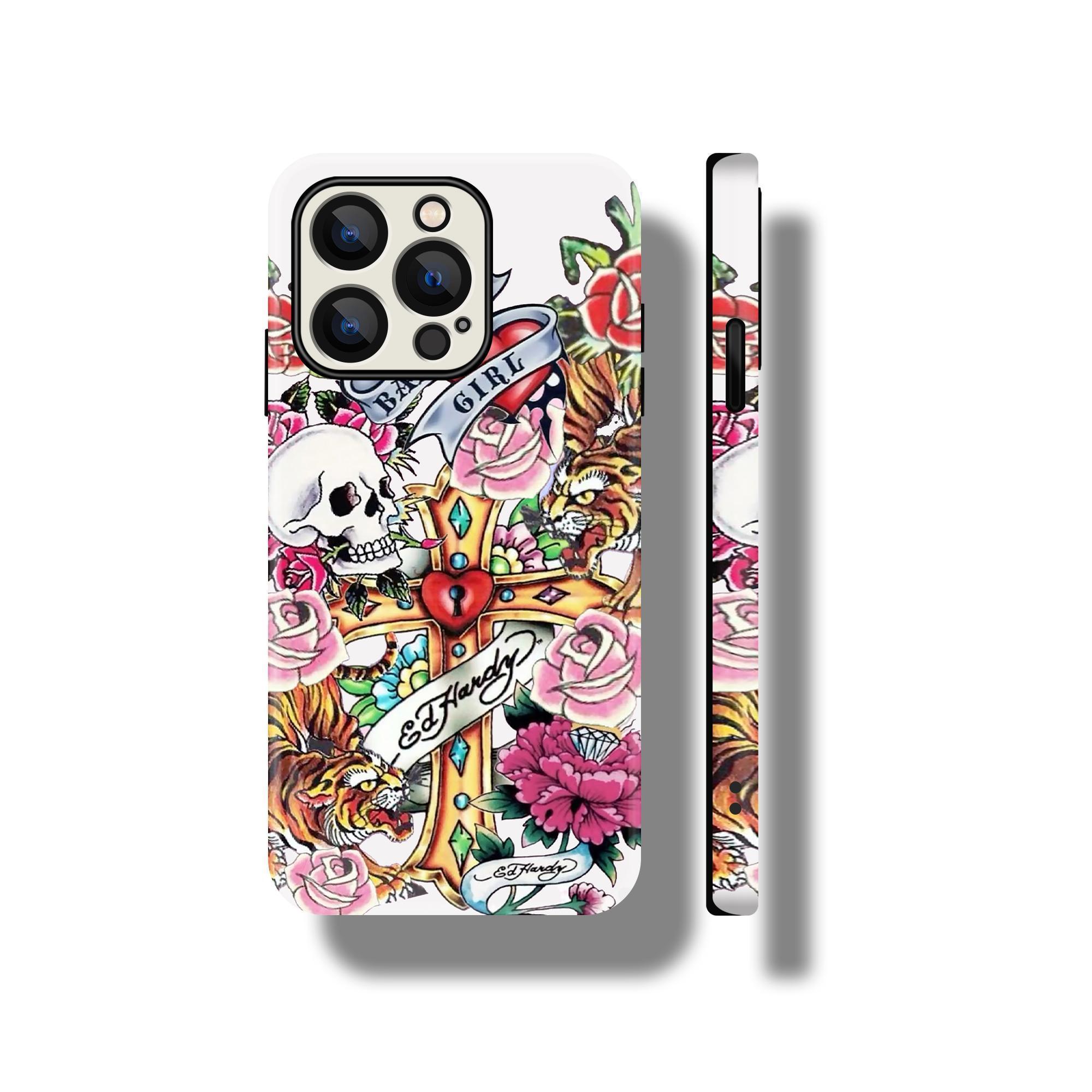 DarlingCase Durable Hardy-Inspired Protective Phone Case for iPhone 11, 12, 14, 15, 16, 17 Pro Max Stylish Y2K Aesthetic Accessories for Pro Max, Trendy Fashion for Enthusiasts