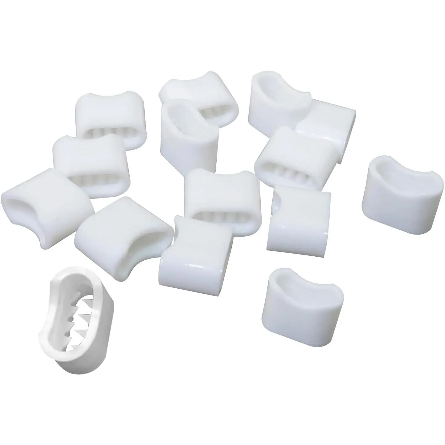 100 count Disposable Barbed Buckle 10.5x9.8mm Festival Event  Show  Way Slide Locking Buckle U Shape