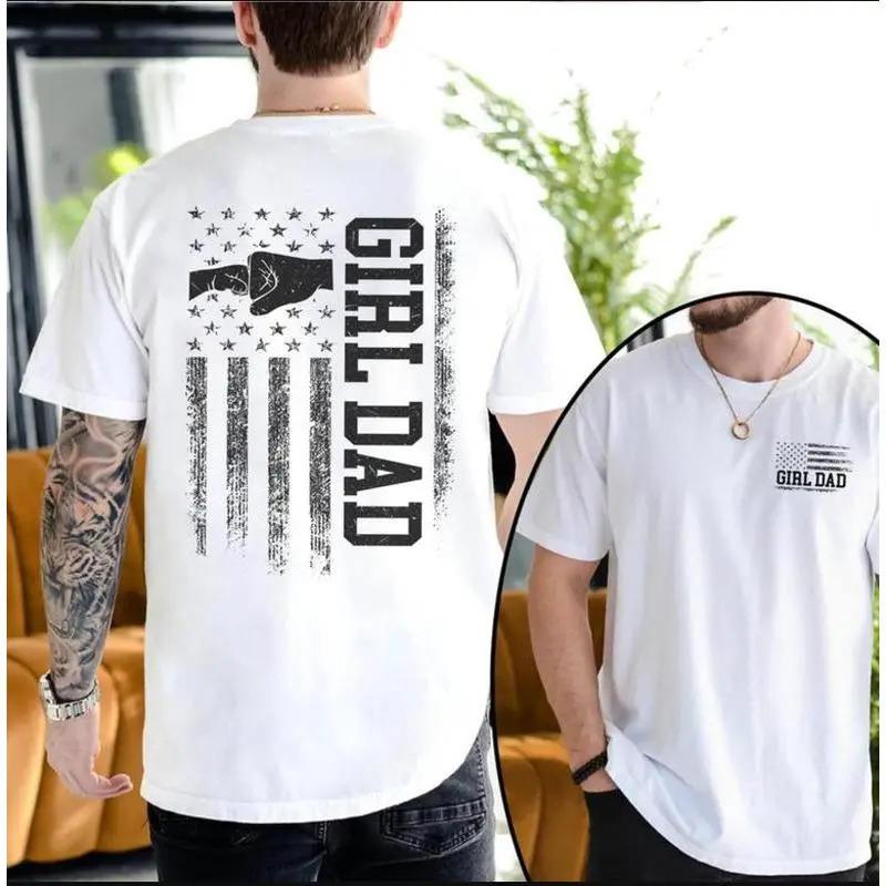 Girl Dad T-shirt, Proud Dad of Girl Shirt, Father's Day Gift from Daughter, Gift for Dad,Dad Tee, Father's Day Shirt,  Cotton Shirt