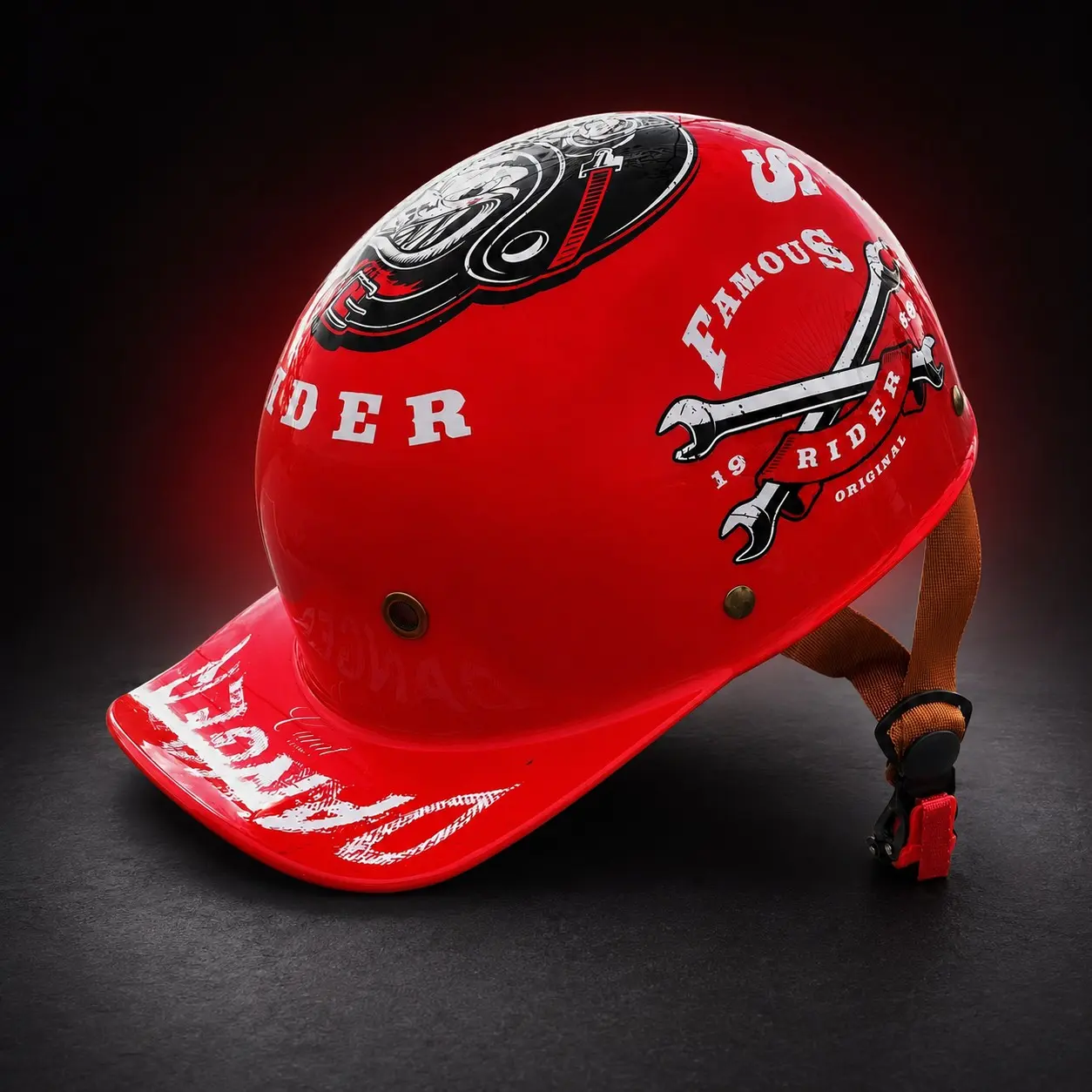 High-Quality Retro Half Helmet, Motorcycle Helmet for Bikers, Harley, Scooter, Electric Bike, Daily City Travel, Off-Road Mx Atv Outdoor Sports
