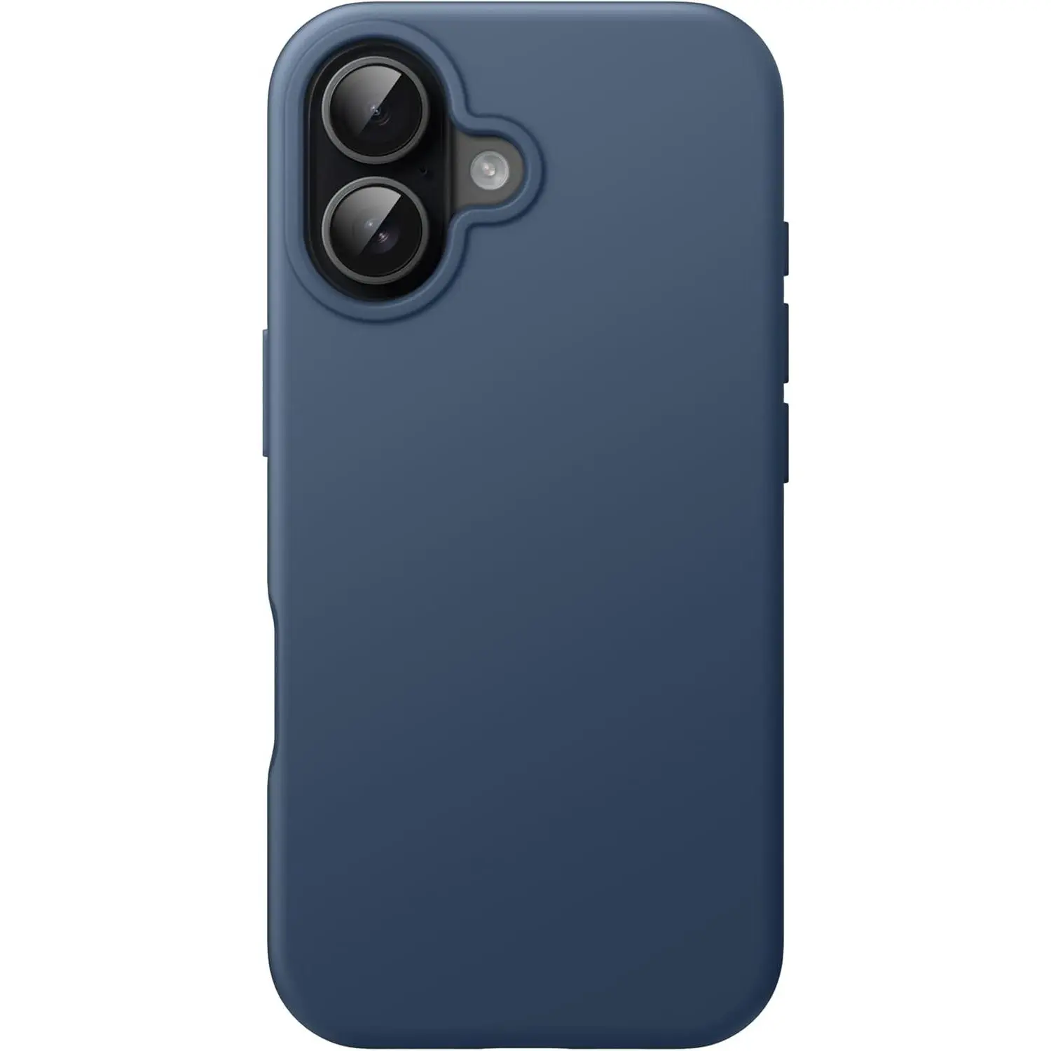 JETech Liquid Silicone Casing for iPhone 16 6.1-in, Silky Soft Touch Full-Body Protection Phone Accessory, Anti-Scratch Silicone Shock Cover with Microfiber Lining (Navy Blue), Accessories, Smartphone